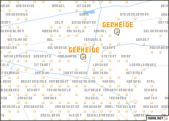 map of Gerheide