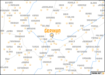 map of Gerihun