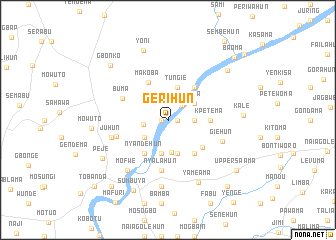 map of Gerihun