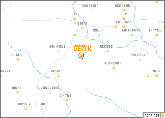 map of Gerik