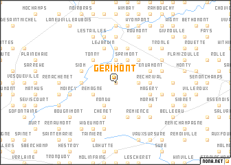 map of Gérimont