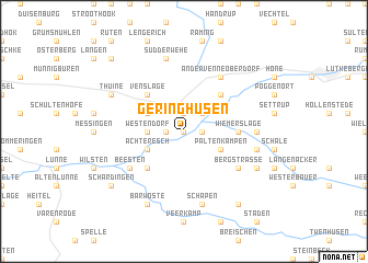 map of Geringhusen