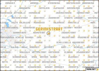 map of Gerinkstraat