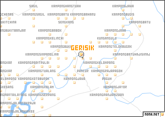 map of Gerisik