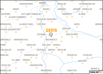 map of Geriş