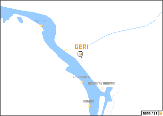 map of Geri