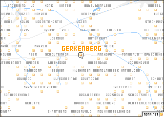 map of Gerkenberg