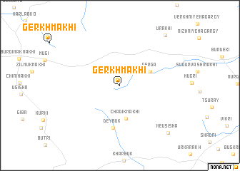 map of Gerkhmakhi