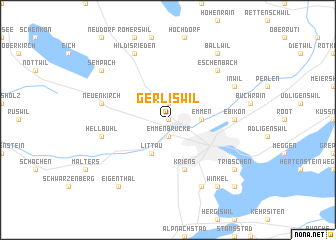 map of Gerliswil