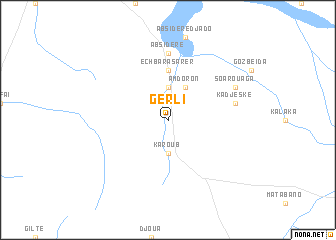 map of Gerli