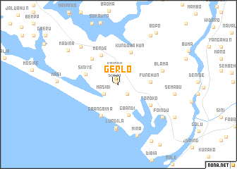 map of Gerlo