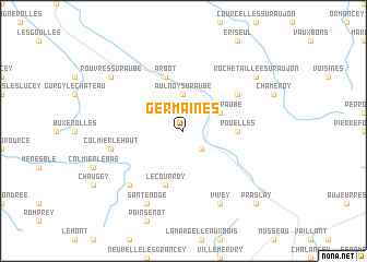 map of Germaines
