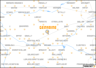 map of Germaine