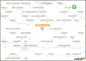 map of Germaine