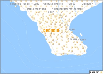 map of Germain