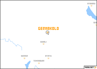 map of Germakolo