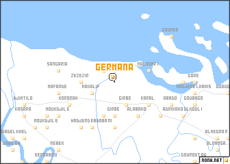 map of Germana