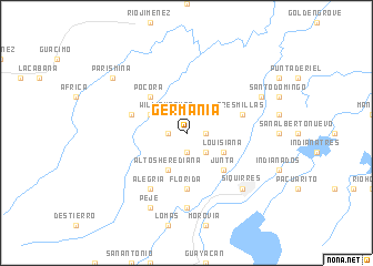 map of Germania