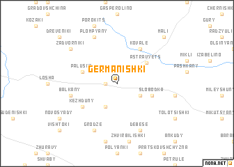 map of Germanishki