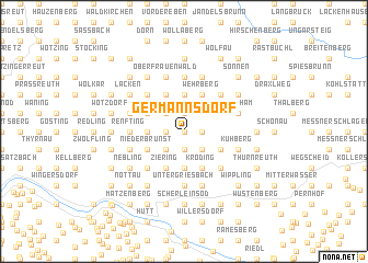 map of Germannsdorf