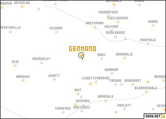 map of Germano