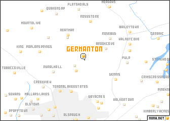 map of Germanton