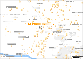 map of Germantown View