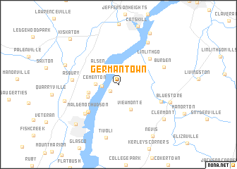 map of Germantown