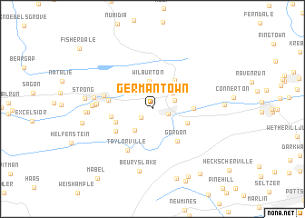 Germantown (United States - USA) map - nona.net