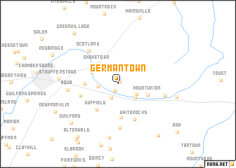 map of Germantown