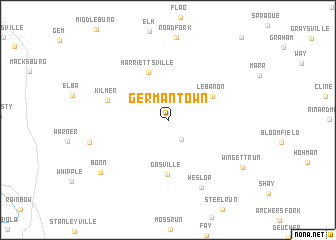 map of Germantown