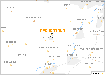 map of Germantown