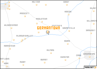 map of Germantown