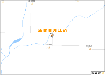 map of German Valley