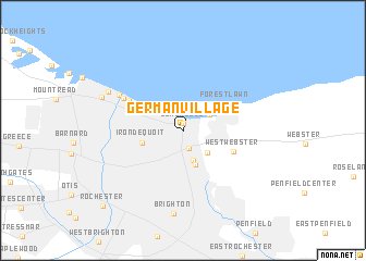 map of German Village