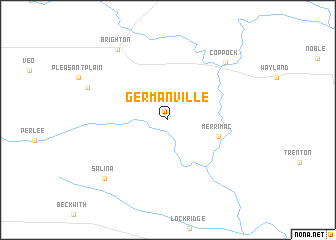 map of Germanville