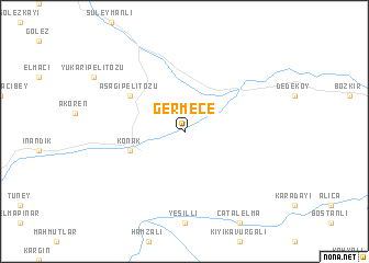 map of Germece
