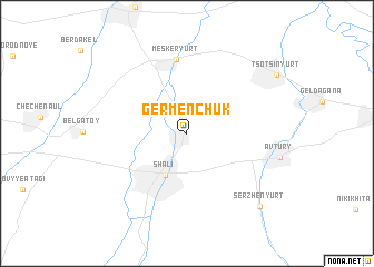 map of Germenchuk