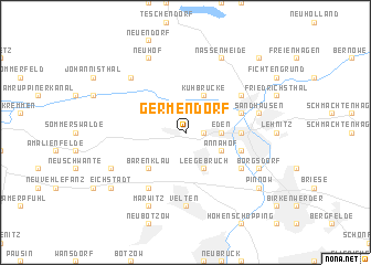 map of Germendorf