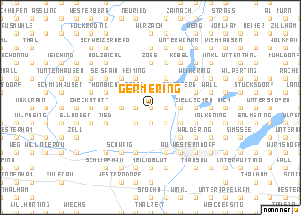 map of Germering