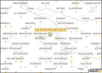 map of Germershausen