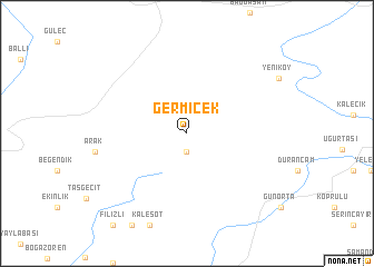 map of Germicek