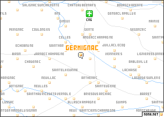 map of Germignac