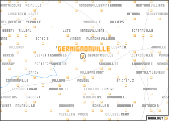 map of Germignonville