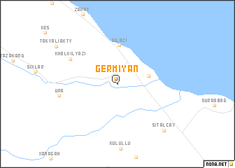 map of Germiyan