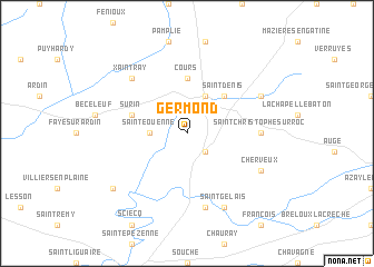 map of Germond