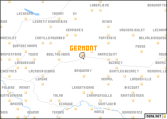 map of Germont