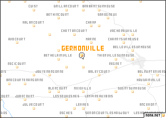 map of Germonville