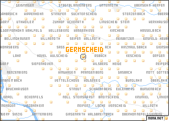 map of Germscheid