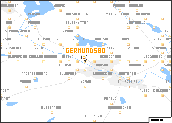 map of Germundsbo